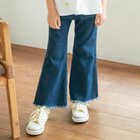 【ブランシェス/branshes / KIDS】の裾フリンジフレアデニムパンツ 大人の最旬トレンドファッション＆コーディネート founy(ファウニー) ファッション Fashion キッズファッション Fashion for Kids ボトムス Bottoms おすすめ Recommended / Our Picks トレンド Trend, Trending Now バランス Balance, Style Balance フリンジ Fringe, Tassel フレア Flare, Flared ポケット Pocket, Pocket Detail thumbnail ネイビーブルー|ID: prp329100004983595 ipo3291000000037332862