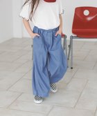 【ベイフロー/BAYFLOW / KIDS】の夏も穿ける柔らかデニム♪ ライトオンスワイドデニム(KIDS) 大人の最旬トレンドファッション＆コーディネート founy(ファウニー) ファッション Fashion キッズファッション Fashion for Kids おすすめ Recommended / Our Picks デニム Denim, Jeans Material ワイド Wide, Wide Fit 夏 Summer thumbnail ライトブルー81|ID: prp329100004983596 ipo3291000000037332869