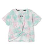 【ナルミヤ オンライン/NARUMIYA ONELINE / KIDS】の【人気商品再入荷】【直営店で取り扱い無し】ヘムノットタイダイ半袖Tシャツ 大人の最旬トレンドファッション＆コーディネート founy(ファウニー) ファッション Fashion キッズファッション Fashion for Kids おすすめ Recommended / Our Picks カラフル Colorful Design フロント Front, Front Design プリーツ Pleats, Pleated ポケット Pocket, Pocket Detail リュック Backpack, Rucksack 人気 Popular, Best Seller 再入荷 Restock / Back in Stock 半袖 Short Sleeve, Half Sleeve thumbnail グリーン|ID: prp329100004983597 ipo3291000000037332873