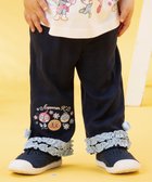 【アンパンマンキッズコレクション/ANPANMAN KIDS COLLECTION / KIDS】のANPANMAN KIDS COLLECTION/シフォンフリル7分丈レギンス 大人の最旬トレンドファッション＆コーディネート founy(ファウニー) ファッション Fashion キッズファッション Fashion for Kids キャラクター Character, Licensed Characters コレクション Collection, Seasonal Line シフォン Chiffon, Lightweight Fabric ストレッチ Stretch, Stretchy Fabric フリル Frill, Ruffle ベビー Baby, Babywear ボーイズ Boyish, Boy Style メンズ Men's, Menswear レギンス Leggings, Stretch Pants ワンポイント One Point, Statement Accent ギフト プレゼント Gift / Present thumbnail ネイビー|ID: prp329100004983598 ipo3291000000037332880