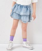 【ペアマノン/pairmanon / KIDS】の【新色追加】ガールズ ティアード デニムスカッツ/キッズ 大人の最旬トレンドファッション＆コーディネート founy(ファウニー) ファッション Fashion キッズファッション Fashion for Kids キュロット Culottes, Wide Shorts シンプル Simple, Minimal ティアード Tiered, Tiered Style デニム Denim, Jeans Material バランス Balance, Style Balance thumbnail ライトブルー81|ID: prp329100004983602 ipo3291000000037332909