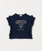 【ユナイテッドアローズ/UNITED ARROWS / KIDS】のフラワー プリントTシャツ / キッズ 100cm-130cm 大人の最旬トレンドファッション＆コーディネート founy(ファウニー) ファッション Fashion キッズファッション Fashion for Kids ショート Short, Short Length トレンド Trend, Trending Now フラワー Flower, Floral フリル Frill, Ruffle フロント Front, Front Design プリント Print, Printed Pattern アウトレット Outlet / Clearance おすすめ Recommended / Our Picks thumbnail NAVY|ID: prp329100004983604 ipo3291000000037332936