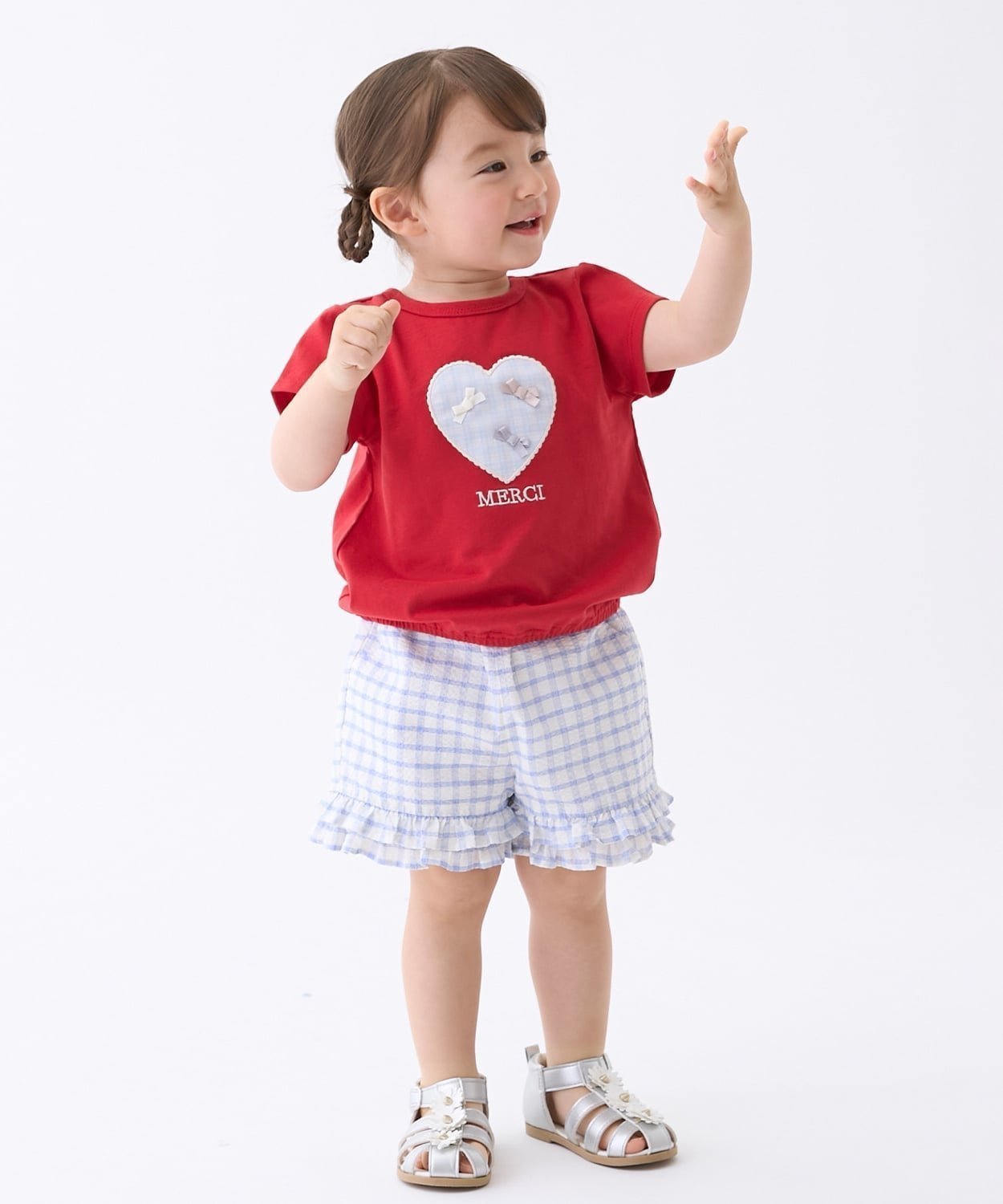【ナルミヤ オンライン/NARUMIYA ONELINE / KIDS】の【接触冷感/リンク】ちびフリルショートパンツ インテリア・キッズ・メンズ・レディースファッション・服の通販 founy(ファウニー) 　ファッション　Fashion　キッズファッション　Fashion for Kids　ボトムス　Bottoms　おすすめ　Recommended / Our Picks　ショート　Short, Short Length　フリル　Frill, Ruffle　ポケット　Pocket, Pocket Detail　ブルー|ID: prp329100004983609 ipo3291000000037332960