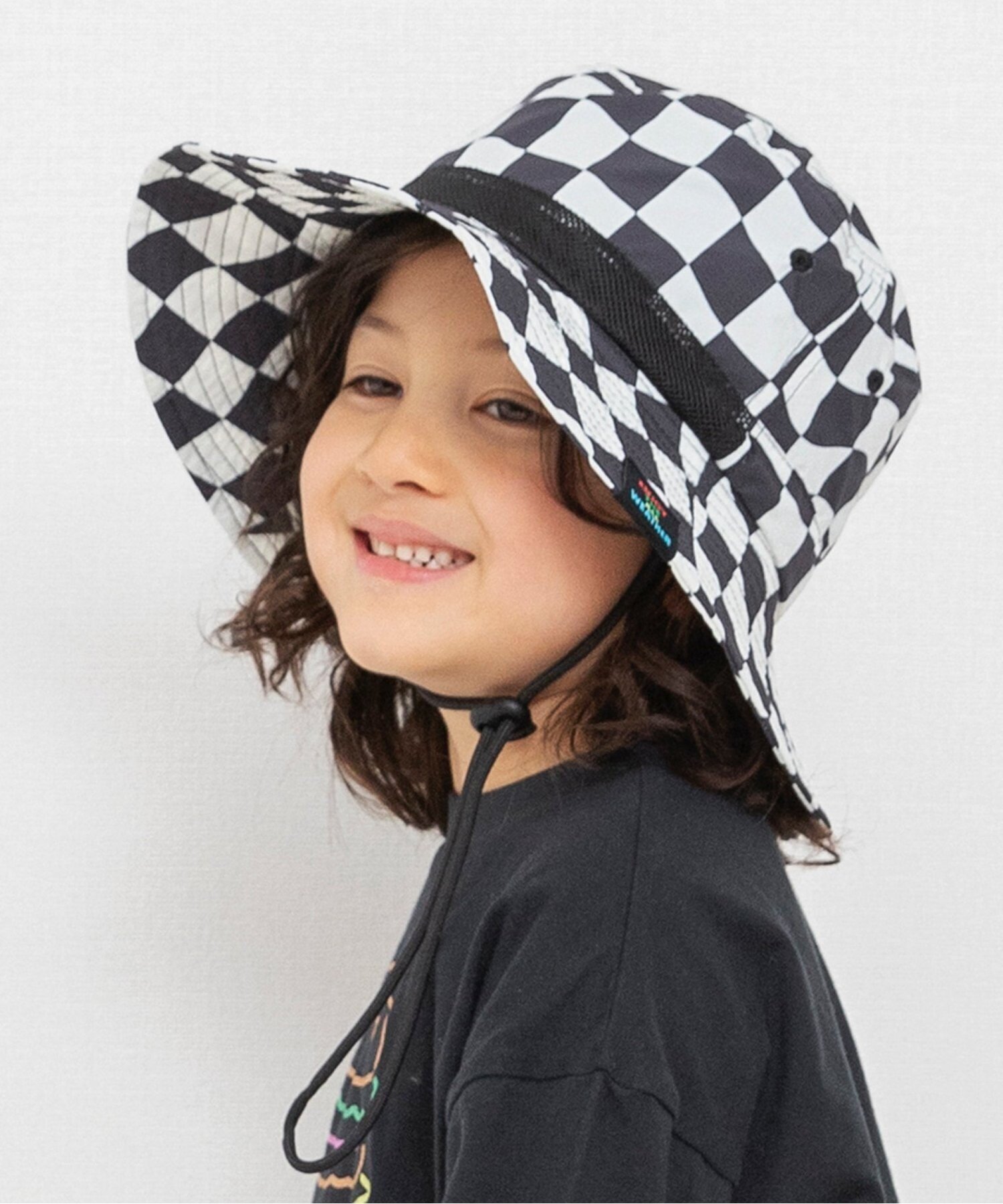 【エフオー オンラインストア/F.O.Online Store / KIDS】のアウトドアハット インテリア・キッズ・メンズ・レディースファッション・服の通販 founy(ファウニー) 　ファッション　Fashion　キッズファッション　Fashion for Kids　アウトドア　Outdoor Clothing　帽子　Hat, Headwear　チェック柄|ID: prp329100004983620 ipo3291000000037333034