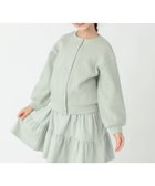 【エバ―クローゼット/ever closet / KIDS】のワッフル カーディガン 羽織り アウター 長袖 綿 女の子 男の子 子供 子供服 ペールグリーン|ID: prp329100004983627 ipo3291000000037333094