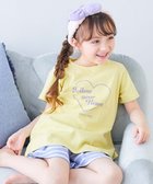 【デビロック/devirock / KIDS】の綿100% デビラボROOM ガールズ半袖パジャマ 子供服 キッズ 女の子 パジャマ 26SS 大人の最旬トレンドファッション＆コーディネート founy(ファウニー) ファッション Fashion キッズファッション Fashion for Kids パジャマ Pajamas, Sleepwear 半袖 Short Sleeve, Half Sleeve おすすめ Recommended / Our Picks お家時間・ステイホーム Stay Home / At Home 旅行 Travel 2026年 2026 2026春夏・S/S Spring/Summer 2026 SS26 thumbnail 016-ハート2-Sイエロー|ID: prp329100004983629 ipo3291000000037333114