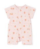 【ナルミヤ オンライン/NARUMIYA ONELINE / KIDS】の半袖カバーオール 大人の最旬トレンドファッション＆コーディネート founy(ファウニー) ファッション Fashion キッズファッション Fashion for Kids おすすめ Recommended / Our Picks ポケット Pocket, Pocket Detail 半袖 Short Sleeve, Half Sleeve thumbnail ピンク|ID: prp329100004983631 ipo3291000000037333139
