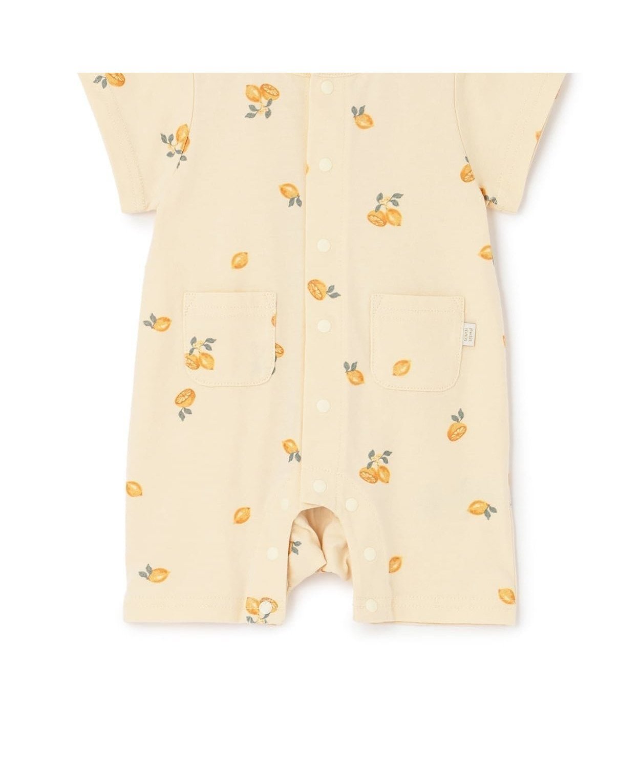 【ナルミヤ オンライン/NARUMIYA ONELINE / KIDS】の半袖カバーオール インテリア・キッズ・メンズ・レディースファッション・服の通販 founy(ファウニー) 　ファッション　Fashion　キッズファッション　Fashion for Kids　おすすめ　Recommended / Our Picks　ポケット　Pocket, Pocket Detail　半袖　Short Sleeve, Half Sleeve　クリーム|ID: prp329100004983631 ipo3291000000037333140