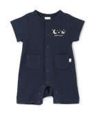 【ナルミヤ オンライン/NARUMIYA ONELINE / KIDS】の半袖カバーオール 大人の最旬トレンドファッション＆コーディネート founy(ファウニー) ファッション Fashion キッズファッション Fashion for Kids おすすめ Recommended / Our Picks ポケット Pocket, Pocket Detail 半袖 Short Sleeve, Half Sleeve thumbnail 紺|ID: prp329100004983631 ipo3291000000037333142