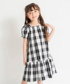 【ブランシェス/branshes / KIDS】の【おそろい】ブロックチェックワンピース 大人の最旬トレンドファッション＆コーディネート founy(ファウニー) ファッション Fashion キッズファッション Fashion for Kids ワンピース Dresses スクエア Square, Square Shape チェック Check, Plaid, Tartan ブロック Block, Solid Block Pattern ベビー Baby, Babywear ポケット Pocket, Pocket Detail エレガント 上品 Elegant 人気 Popular, Best Seller 半袖 Short Sleeve, Half Sleeve thumbnail ブラック|ID: prp329100004983632 ipo3291000000037333146