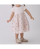 【ナルミヤ オンライン/NARUMIYA ONELINE / KIDS】の【リンク】ハート刺しゅうドッキングワンピース 大人の最旬トレンドファッション＆コーディネート founy(ファウニー) ファッション Fashion キッズファッション Fashion for Kids ワンピース Dresses おすすめ Recommended / Our Picks ドッキング Docking, Mixed Material ベビー Baby, Babywear ポケット Pocket, Pocket Detail レース Lace, Lace Fabric ロンパース Romper, Jumpsuit 夏 Summer 春 Spring S/S・春夏 SS, Spring/Summer, Warm Season thumbnail ライト ピンク|ID: prp329100004983633 ipo3291000000037333148