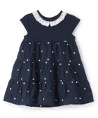 【ナルミヤ オンライン/NARUMIYA ONELINE / KIDS】の【リンク】ハート刺しゅうドッキングワンピース 大人の最旬トレンドファッション＆コーディネート founy(ファウニー) ファッション Fashion キッズファッション Fashion for Kids ワンピース Dresses おすすめ Recommended / Our Picks ドッキング Docking, Mixed Material ベビー Baby, Babywear ポケット Pocket, Pocket Detail レース Lace, Lace Fabric ロンパース Romper, Jumpsuit 夏 Summer 春 Spring S/S・春夏 SS, Spring/Summer, Warm Season thumbnail 紺|ID: prp329100004983633 ipo3291000000037333149