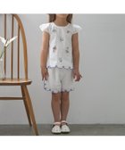 【ナルミヤ オンライン/NARUMIYA ONELINE / KIDS】の【リンク】インド綿刺しゅうセットアップ 大人の最旬トレンドファッション＆コーディネート founy(ファウニー) ファッション Fashion キッズファッション Fashion for Kids なめらか Smooth, Silky Texture インド Indian Textile セットアップ Set-Up, Coordinated Outfit ベビー Baby, Babywear ポケット Pocket, Pocket Detail thumbnail オフ ホワイト|ID: prp329100004983642 ipo3291000000037333217