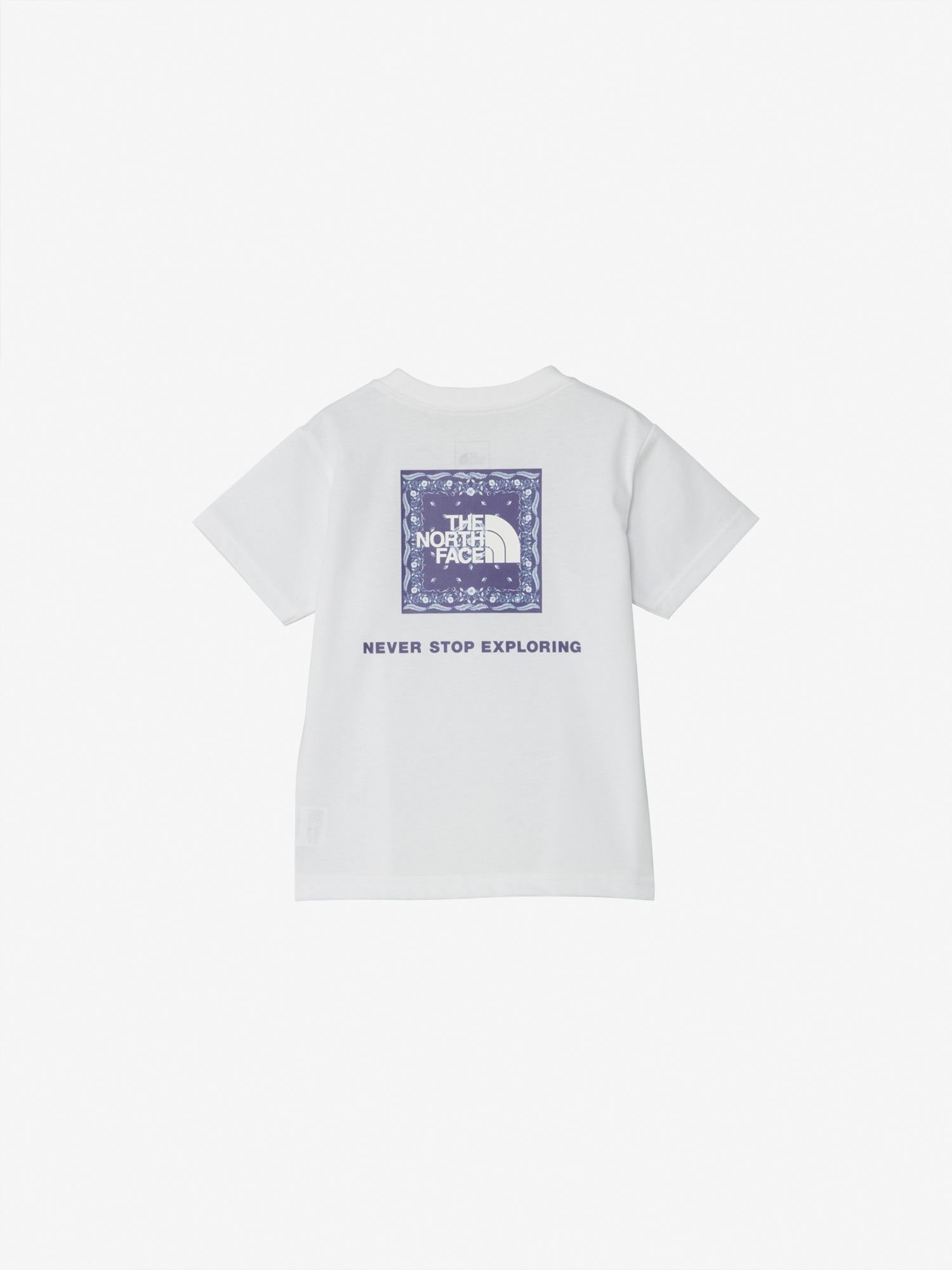 【ザ ノース フェイス/THE NORTH FACE / KIDS】の【公式】トドラーショートスリーブバンダナスクェアロゴティー(キッズ) インテリア・キッズ・メンズ・レディースファッション・服の通販 founy(ファウニー) 　ファッション　Fashion　キッズファッション　Fashion for Kids　スクエア　Square, Square Shape　バンダナ　Bandana, Head Scarf　半袖　Short Sleeve, Half Sleeve　ホワイト|ID: prp329100004983644 ipo3291000000037333236