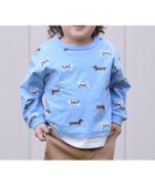 【ナルミヤ オンライン/NARUMIYA ONELINE / KIDS】の【防汚】マルチ柄長袖Tシャツ 大人の最旬トレンドファッション＆コーディネート founy(ファウニー) ファッション Fashion キッズファッション Fashion for Kids おすすめ Recommended / Our Picks ボトム Bottoms, Lower Wear ポケット Pocket, Pocket Detail 長袖 Long Sleeve, Full Sleeve thumbnail サックス|ID: prp329100004983646 ipo3291000000037333251
