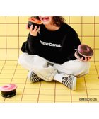 【レプシィム ローリーズファーム/LEPSIM LOWRYS FARM】の【Mister Donut】【KIDS】ドーナツクルースウェット 大人の最旬トレンドファッション＆コーディネート founy(ファウニー) ファッション Fashion キッズファッション Fashion for Kids キャラクター Character, Licensed Characters スウェット / スエット Sweatshirt, Sweatwear チェーン Chain, Chain Strap プリント Print, Printed Pattern thumbnail ブラック09|ID: prp329100004983650 ipo3291000000037333264