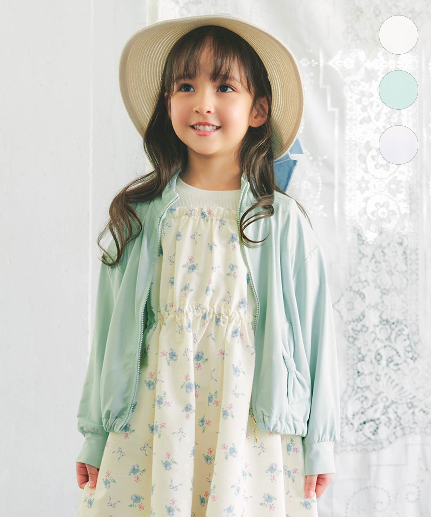【エニー/ANY / KIDS】の【洗濯機可能/速乾/接触冷感/水陸両用】UVカット ラッシュガード 大人の最旬トレンドファッション＆コーディネート founy(ファウニー) 　ファッション　Fashion　キッズファッション　Fashion for Kids　チャーム　Charm, Pendant　パーカー　Hoodie, Parka　ポケット　Pocket, Pocket Detail　リボン　Ribbon, Bow　ロング　Long, Long-Length　夏　Summer　 other-1|ID: prp329100004983652 ipo3291000000037333273