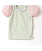 【パンパンテュテュ/panpantutu / KIDS】のおすましカラーパフスリーブトップ 大人の最旬トレンドファッション＆コーディネート founy(ファウニー) ファッション Fashion キッズファッション Fashion for Kids おすすめ Recommended / Our Picks ストレッチ Stretch, Stretchy Fabric スリーブ Sleeve, Long Sleeve / Short Sleeve チュール Tulip, Tulip Motif フラワー Flower, Floral thumbnail モーブミント|ID: prp329100004983653 ipo3291000000037333278