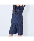 【デビロック/devirock / KIDS】のUVカット 女児 セパレート Tシャツ パンツ型 スクール水着 子供服 キッズ 26SS 大人の最旬トレンドファッション＆コーディネート founy(ファウニー) ファッション Fashion キッズファッション Fashion for Kids インナー Innerwear キュロット Culottes, Wide Shorts ストレッチ Stretch, Stretchy Fabric セパレート Separate, Two-Piece 長袖 Long Sleeve, Full Sleeve フィット Fit, Slim Fit プリント Print, Printed Pattern 半袖 Short Sleeve, Half Sleeve 水着 Swimsuit, Swimwear 2026年 2026 2026春夏・S/S Spring/Summer 2026 SS26 thumbnail 001-半袖-ネイビー-ネイビー|ID: prp329100004983661 ipo3291000000037333335
