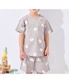 【エバ―クローゼット/ever closet / KIDS】のプリント 半袖 ルームウェア パジャマ セット 男の子 女の子 子供 子供服 グレージュB|ID: prp329100004983663 ipo3291000000037333358