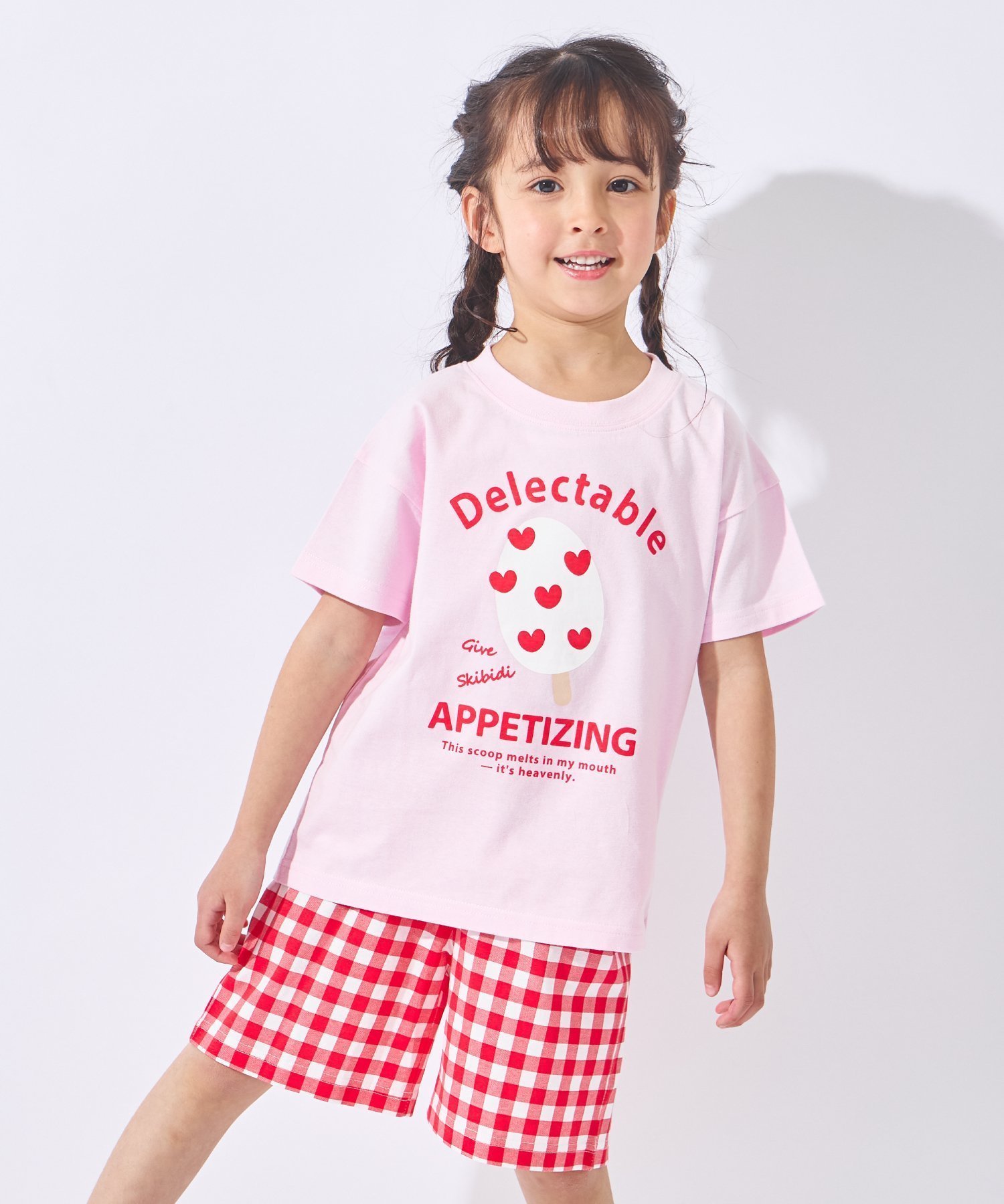 【エバ―クローゼット/ever closet / KIDS】のプリント 半袖 ルームウェア パジャマ セット 男の子 女の子 子供 子供服 インテリア・キッズ・メンズ・レディースファッション・服の通販 founy(ファウニー) 　ファッション　Fashion　キッズファッション　Fashion for Kids　吸水　Absorbent, Quick-Dry　トレンド　Trend, Trending Now　パジャマ　Pajamas, Sleepwear　プリント　Print, Printed Pattern　半袖　Short Sleeve, Half Sleeve　ラベンダー　Lavender　再入荷　Restock / Back in Stock　お家時間・ステイホーム　Stay Home / At Home　ピンクE|ID: prp329100004983663 ipo3291000000037333364