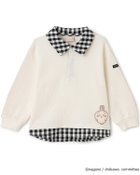 【ナルミヤ オンライン/NARUMIYA ONELINE / KIDS】の【アニメちいかわ】シャツドッキング長袖Tシャツ 大人の最旬トレンドファッション＆コーディネート founy(ファウニー) ファッション Fashion キッズファッション Fashion for Kids ドッキング Docking, Mixed Material ポケット Pocket, Pocket Detail 長袖 Long Sleeve, Full Sleeve thumbnail アイボリー|ID: prp329100004983665 ipo3291000000037333376