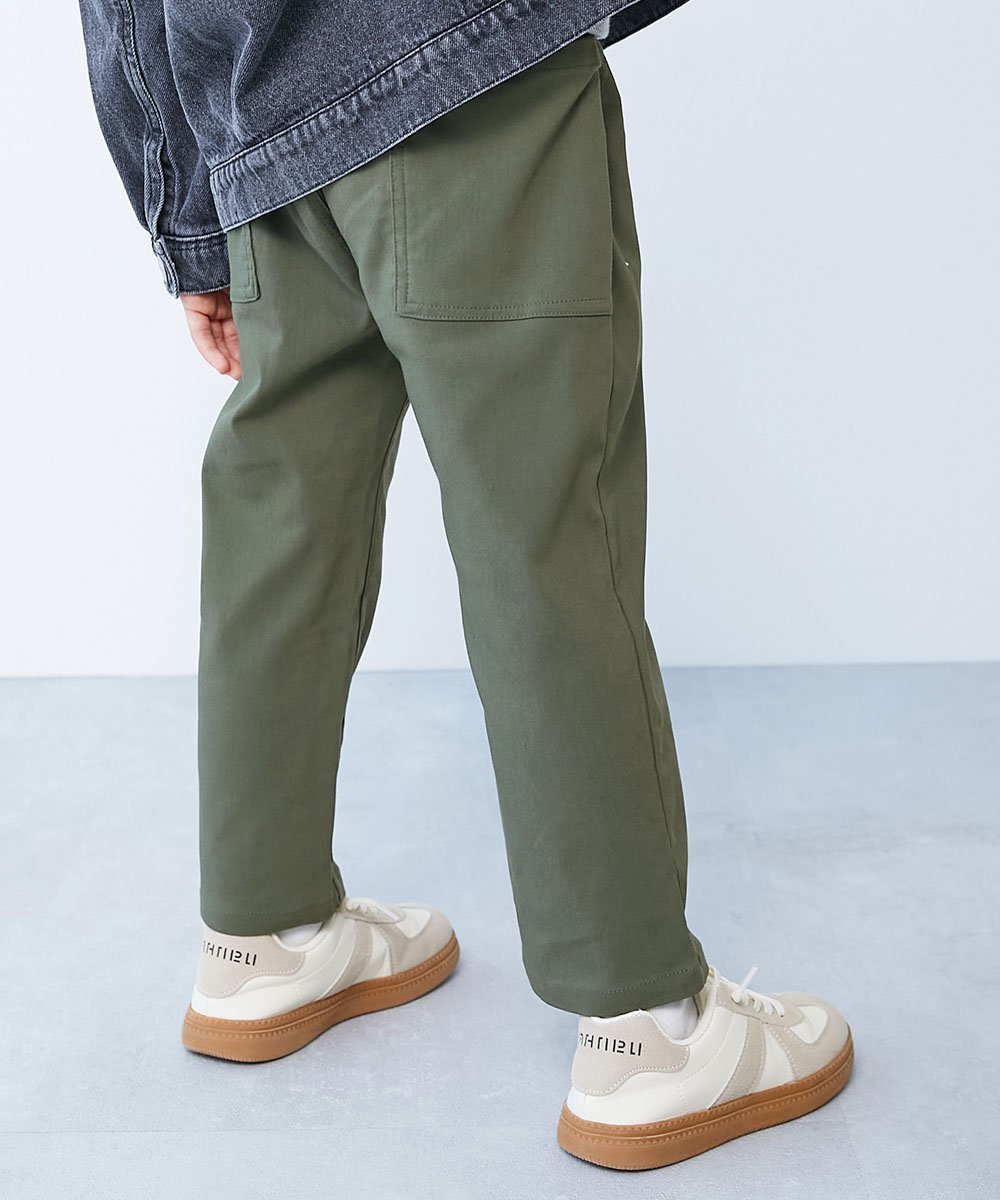 【デビロック/devirock / KIDS】のよくばりストレッチ ツイル ダッドポケットパンツ ロングパンツ ボトムス 25AW インテリア・キッズ・メンズ・レディースファッション・服の通販 founy(ファウニー) 　ファッション　Fashion　キッズファッション　Fashion for Kids　ボトムス　Bottoms　ストレッチ　Stretch, Stretchy Fabric　ツイル　Twist, Twisted Detail　ポケット　Pocket, Pocket Detail　ロング　Long, Long-Length　エレガント 上品　Elegant　2025年　2025　2025-2026秋冬・A/W　Autumn/Winter 2025–26 AW25–26　Dオリーブ|ID: prp329100004983667 ipo3291000000037333385