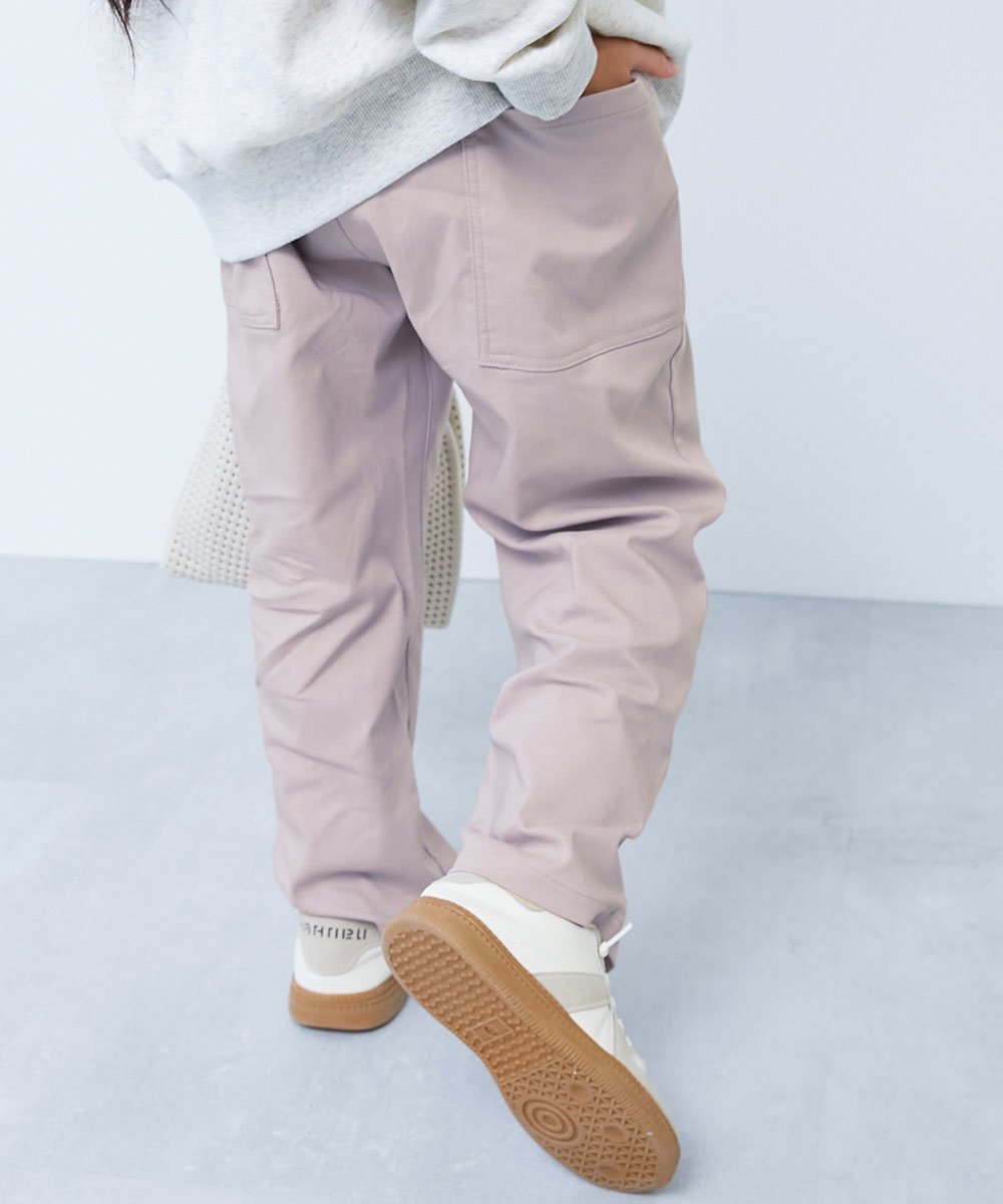【デビロック/devirock / KIDS】のよくばりストレッチ ツイル ダッドポケットパンツ ロングパンツ ボトムス 25AW インテリア・キッズ・メンズ・レディースファッション・服の通販 founy(ファウニー) 　ファッション　Fashion　キッズファッション　Fashion for Kids　ボトムス　Bottoms　ストレッチ　Stretch, Stretchy Fabric　ツイル　Twist, Twisted Detail　ポケット　Pocket, Pocket Detail　ロング　Long, Long-Length　エレガント 上品　Elegant　2025年　2025　2025-2026秋冬・A/W　Autumn/Winter 2025–26 AW25–26　ピンクベージュ|ID: prp329100004983667 ipo3291000000037333386