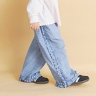 【ブランシェス/branshes / KIDS】の【aBity select./アビティセレクト】ギンガム・小花柄フリルロングパンツ 大人の最旬トレンドファッション＆コーディネート founy(ファウニー) ファッション Fashion キッズファッション Fashion for Kids ボトムス Bottoms 春 Spring ギンガム Gingham, Gingham Fabric コレクション Collection, Seasonal Line サッカー Seersucker, Summer Fabric ジャケット Jacket, Outerwear セットアップ Set-Up, Coordinated Outfit トレンド Trend, Trending Now 長袖 Long Sleeve, Full Sleeve フリル Frill, Ruffle ポケット Pocket, Pocket Detail リアル Real, Realistic リボン Ribbon, Bow リラックス Relax, Relaxed Fit レース Lace, Lace Fabric ロング Long, Long-Length 新作・新入荷 New Arrivals / New In プチプライス・低価格 Affordable / Budget Price thumbnail ブルー|ID: prp329100004983671 ipo3291000000037333426