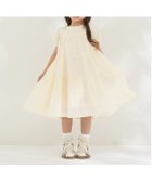 【ナルミヤ オンライン/NARUMIYA ONELINE / KIDS】の【綿100%】【かるふわ】ティアードワンピース 大人の最旬トレンドファッション＆コーディネート founy(ファウニー) ファッション Fashion キッズファッション Fashion for Kids ワンピース Dresses ガーリー Girly, Feminine Style ティアードワンピース Tiered Dress, Flared Dress ポケット Pocket, Pocket Detail ラベンダー Lavender リボン Ribbon, Bow thumbnail アイボリー|ID: prp329100004983674 ipo3291000000037333438