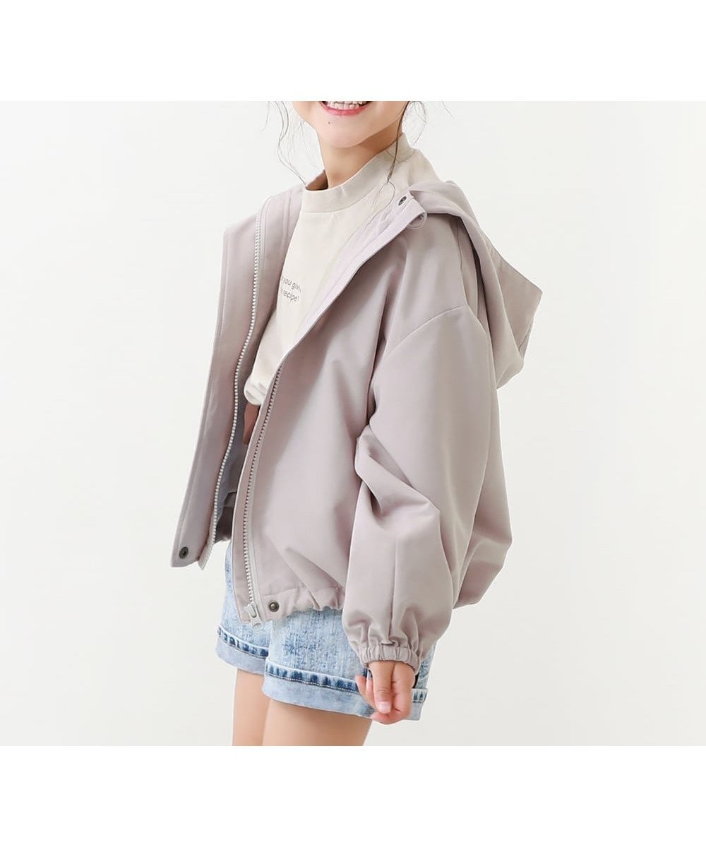 【デビロック/devirock / KIDS】の2WAYで着られる バルーンシルエット マウンテンパーカー 子供服 キッズ 女の子 26SS 大人の最旬トレンドファッション＆コーディネート founy(ファウニー) 　ファッション　Fashion　キッズファッション　Fashion for Kids　シンプル　Simple, Minimal　バルーン　Balloon, Balloon Silhouette　パーカー　Hoodie, Parka　ピーチ　Peach, Soft Touch　おすすめ　Recommended / Our Picks　2026年　2026　2026春夏・S/S　Spring/Summer 2026 SS26　 other-1|ID: prp329100004983680 ipo3291000000037333470