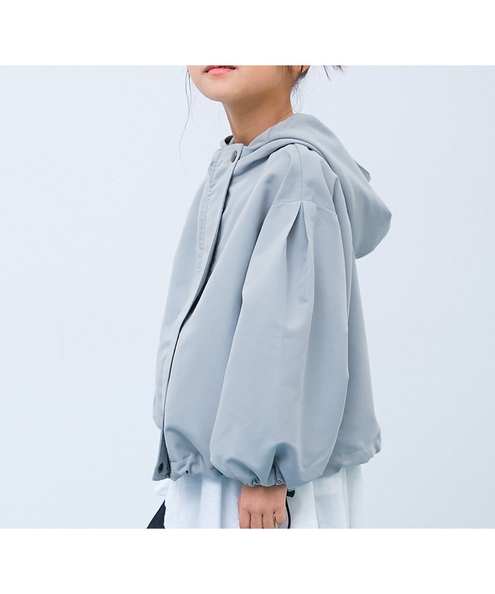 【デビロック/devirock / KIDS】の2WAYで着られる バルーンシルエット マウンテンパーカー 子供服 キッズ 女の子 26SS インテリア・キッズ・メンズ・レディースファッション・服の通販 founy(ファウニー) 　ファッション　Fashion　キッズファッション　Fashion for Kids　シンプル　Simple, Minimal　バルーン　Balloon, Balloon Silhouette　パーカー　Hoodie, Parka　ピーチ　Peach, Soft Touch　おすすめ　Recommended / Our Picks　2026年　2026　2026春夏・S/S　Spring/Summer 2026 SS26　ストーンブルー|ID: prp329100004983680 ipo3291000000037333478