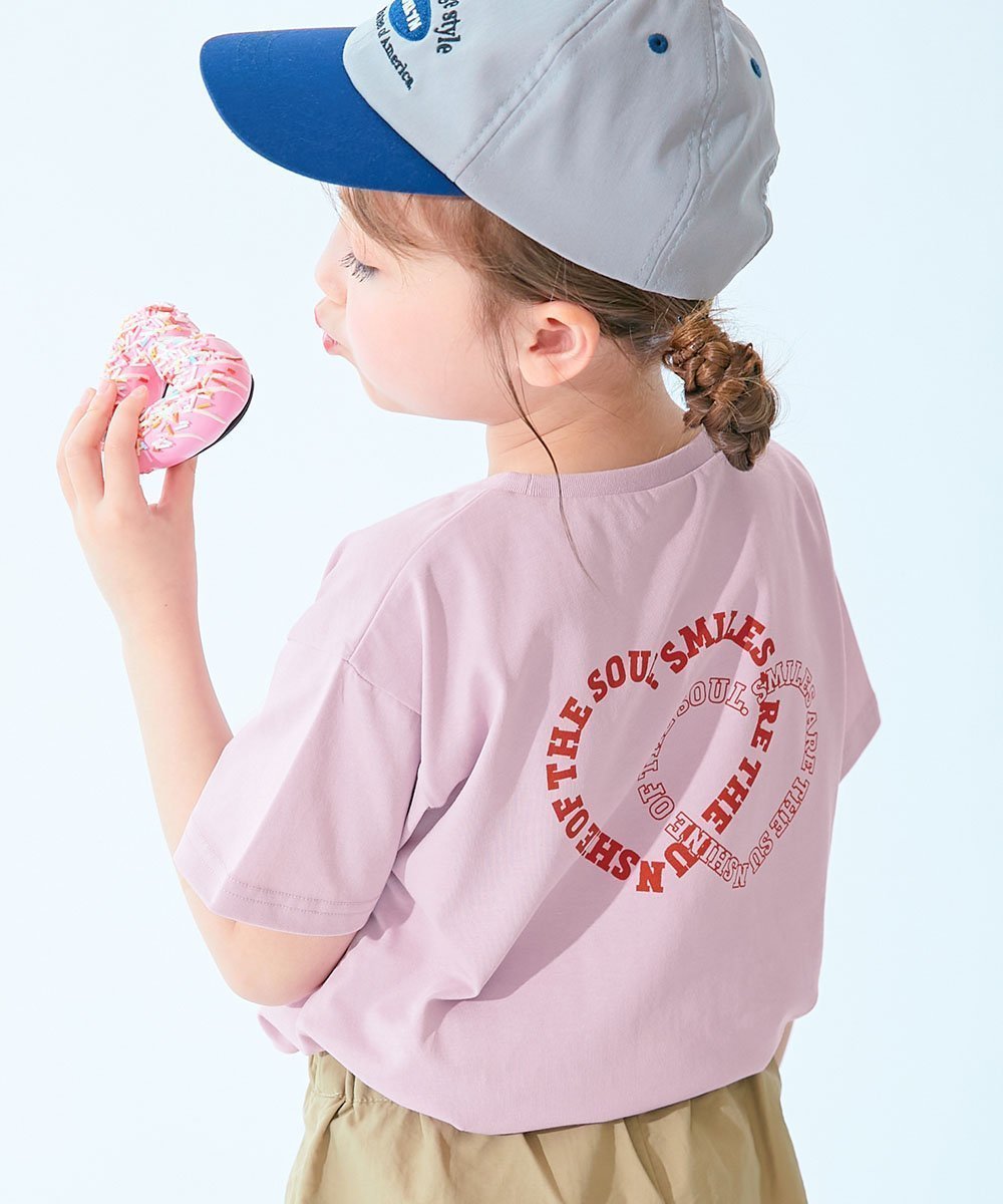 【デビロック/devirock / KIDS】の【ひやシャリ】接触冷感 デビラボ ガールズ プリント半袖Tシャツ 子供服 キッズ 26SS インテリア・キッズ・メンズ・レディースファッション・服の通販 founy(ファウニー) 　ファッション　Fashion　キッズファッション　Fashion for Kids　プリント　Print, Printed Pattern　半袖　Short Sleeve, Half Sleeve　おすすめ　Recommended / Our Picks　夏　Summer　2026年　2026　2026春夏・S/S　Spring/Summer 2026 SS26　011-ハート-アイスピンク|ID: prp329100004983682 ipo3291000000037333487