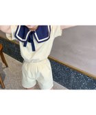 【アイモハ/aimoha / KIDS】の【aimoha-KIDS-】セーラーカラーセットアップ 大人の最旬トレンドファッション＆コーディネート founy(ファウニー) ファッション Fashion キッズファッション Fashion for Kids イエロー Yellow セットアップ Set-Up, Coordinated Outfit リボン Ribbon, Bow thumbnail ベージュ|ID: prp329100004983683 ipo3291000000037333490