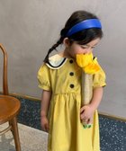 【アイモハ/aimoha / KIDS】の【aimoha-KIDS-】セーラーカラーセットアップ 大人の最旬トレンドファッション＆コーディネート founy(ファウニー) ファッション Fashion キッズファッション Fashion for Kids イエロー Yellow セットアップ Set-Up, Coordinated Outfit リボン Ribbon, Bow thumbnail イエロー系その他|ID: prp329100004983683 ipo3291000000037333493