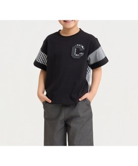 【コムサイズム/COMME CA ISM / KIDS】のギンガムチェック 切り替え 半袖Tシャツ 大人の最旬トレンドファッション＆コーディネート founy(ファウニー) ファッション Fashion キッズファッション Fashion for Kids ギンガム Gingham, Gingham Fabric 切替 Switching, Contrast Panel チェック Check, Plaid, Tartan なめらか Smooth, Silky Texture バランス Balance, Style Balance ブロード Broadcloth, Fine Cotton ベビー Baby, Babywear 半袖 Short Sleeve, Half Sleeve モノトーン Monotone, Black and White 無地 Plain, Solid Color エレガント 上品 Elegant |ID:prp329100004983687