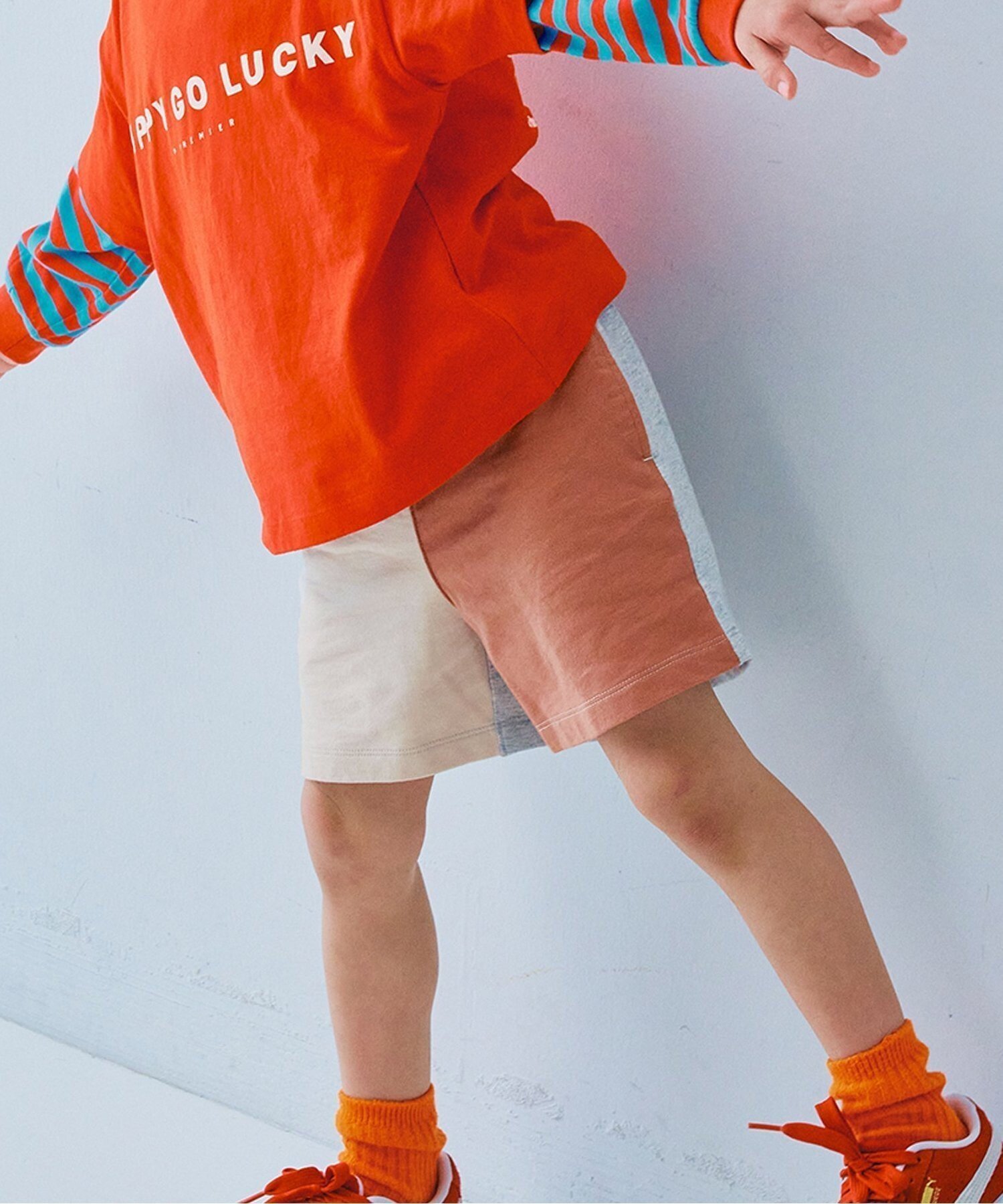 【エフオー オンラインストア/F.O.Online Store / KIDS】のバリエーションミニ裏毛ハーフパンツ インテリア・キッズ・メンズ・レディースファッション・服の通販 founy(ファウニー) 　ファッション　Fashion　キッズファッション　Fashion for Kids　ボトムス　Bottoms　ハーフ　Half, Half-Length　プリント　Print, Printed Pattern　おすすめ　Recommended / Our Picks　夏　Summer　マルチカラー1|ID: prp329100004983695 ipo3291000000037333592