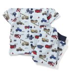 【エフオー オンラインストア/F.O.Online Store / KIDS】の【リンク】はたらく車柄パジャマ 大人の最旬トレンドファッション＆コーディネート founy(ファウニー) ファッション Fashion キッズファッション Fashion for Kids カラフル Colorful Design パジャマ Pajamas, Sleepwear 人気 Popular, Best Seller thumbnail サックス|ID: prp329100004983709 ipo3291000000037333676