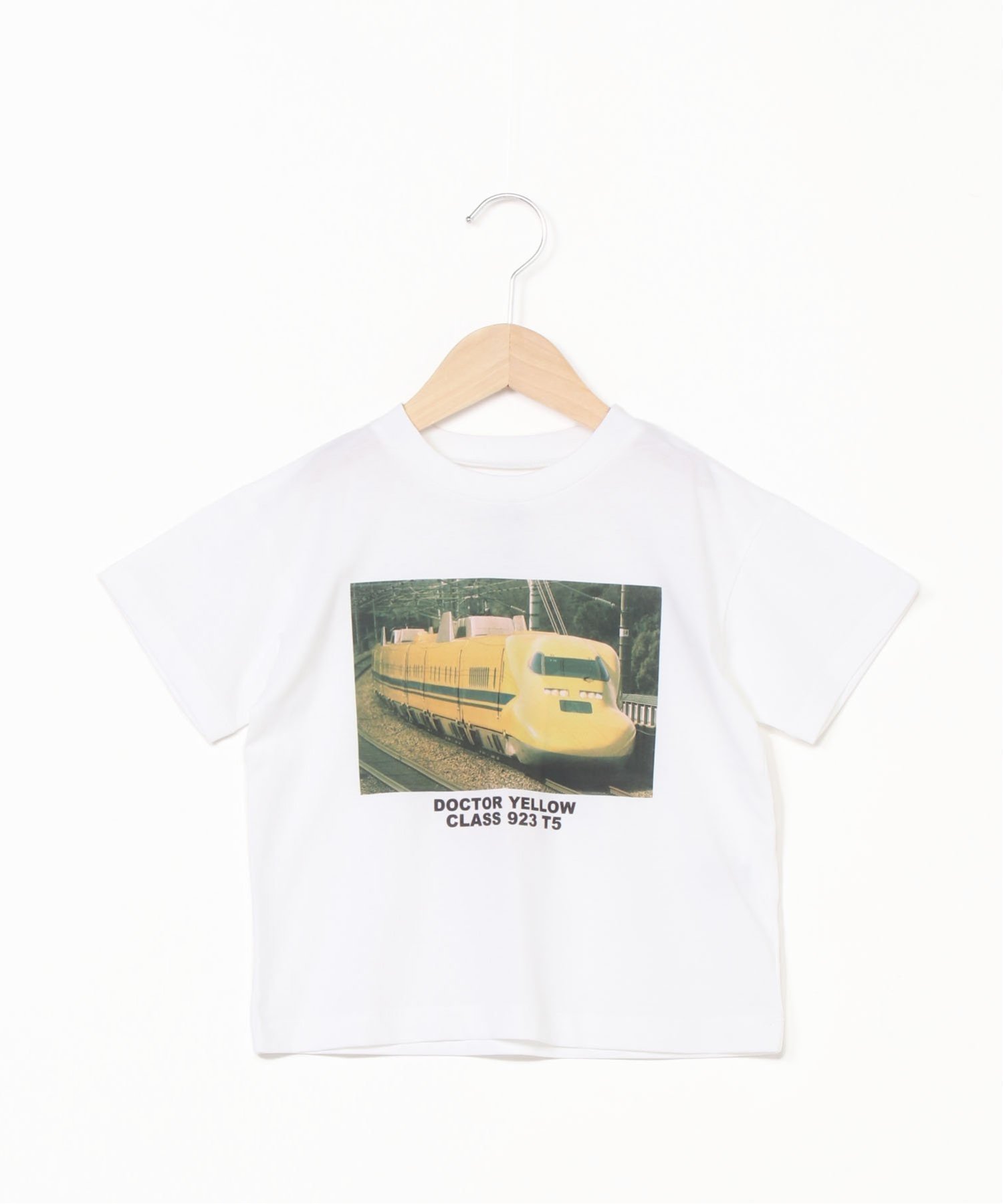 【オーシャンアンドグラウンド/OCEAN&GROUND / KIDS】のOCEAN GROUND/接触冷感ドクターイエローフォトプリントTシャツ インテリア・キッズ・メンズ・レディースファッション・服の通販 founy(ファウニー) 　ファッション　Fashion　キッズファッション　Fashion for Kids　イエロー　Yellow　キャラクター　Character, Licensed Characters　コラボ　Collaboration, Collab　プリント　Print, Printed Pattern　ワイド　Wide, Wide Fit　ホワイト|ID: prp329100004983727 ipo3291000000037333811