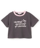 【ナルミヤ オンライン/NARUMIYA ONELINE / KIDS】の【デイリープライス】リボンリンガー半袖Tシャツ 大人の最旬トレンドファッション＆コーディネート founy(ファウニー) ファッション Fashion キッズファッション Fashion for Kids おすすめ Recommended / Our Picks ガーリー Girly, Feminine Style スマート Smart, Elegant プリーツ Pleats, Pleated ポケット Pocket, Pocket Detail リボン Ribbon, Bow 入学式 Entrance Ceremony 半袖 Short Sleeve, Half Sleeve thumbnail チャコール|ID: prp329100004983728 ipo3291000000037333816