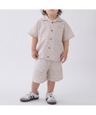 【ナルミヤ オンライン/NARUMIYA ONELINE / KIDS】のチェック布帛セットアップ 大人の最旬トレンドファッション＆コーディネート founy(ファウニー) ファッション Fashion キッズファッション Fashion for Kids セットアップ Set-Up, Coordinated Outfit チェック Check, Plaid, Tartan ポケット Pocket, Pocket Detail エレガント 上品 Elegant thumbnail ベージュ|ID: prp329100004983729 ipo3291000000037333818