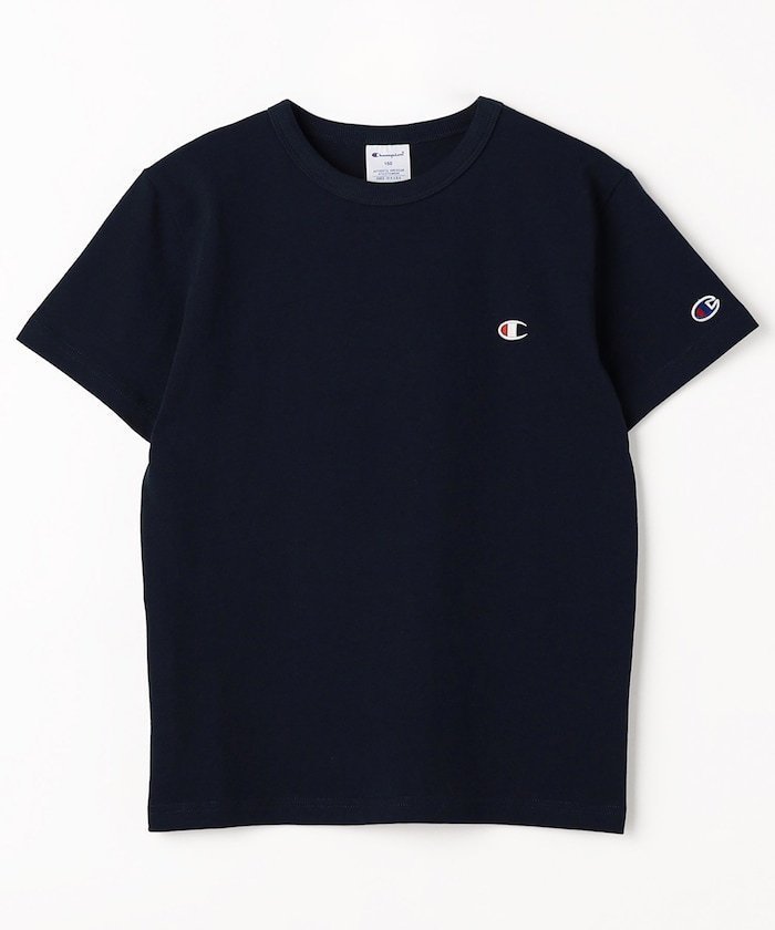 【フリークスストア/FREAKS STORE / KIDS】のキッズ ショートスリーブTシャツ ベーシック チャンピオン 【限定展開】 インテリア・キッズ・メンズ・レディースファッション・服の通販 founy(ファウニー) 　ファッション　Fashion　キッズファッション　Fashion for Kids　2026年　2026　2026春夏・S/S　Spring/Summer 2026 SS26　ショート　Short, Short Length　シンプル　Simple, Minimal　スリーブ　Sleeve, Long Sleeve / Short Sleeve　ベーシック　Basic, Essential　夏　Summer　S/S・春夏　SS, Spring/Summer, Warm Season　ネイビー|ID: prp329100004983730 ipo3291000000037333824