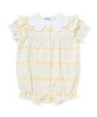 【ベベ オンライン ストア/BEBE ONLINE STORE / KIDS】の【お揃い】スカラップ襟花柄カバーオールベビー(60~80cm) 大人の最旬トレンドファッション＆コーディネート founy(ファウニー) ファッション Fashion キッズファッション Fashion for Kids イエロー Yellow 春 Spring ガーリー Girly, Feminine Style コレクション Collection, Seasonal Line スカラップ Scallop, Scalloped Edge フレンチ French, French Style プリント Print, Printed Pattern ベビー Baby, Babywear レギンス Leggings, Stretch Pants S/S・春夏 SS, Spring/Summer, Warm Season 夏 Summer エレガント 上品 Elegant 2026年 2026 2026春夏・S/S Spring/Summer 2026 SS26 thumbnail イエロー系|ID: prp329100004983742 ipo3291000000037333911