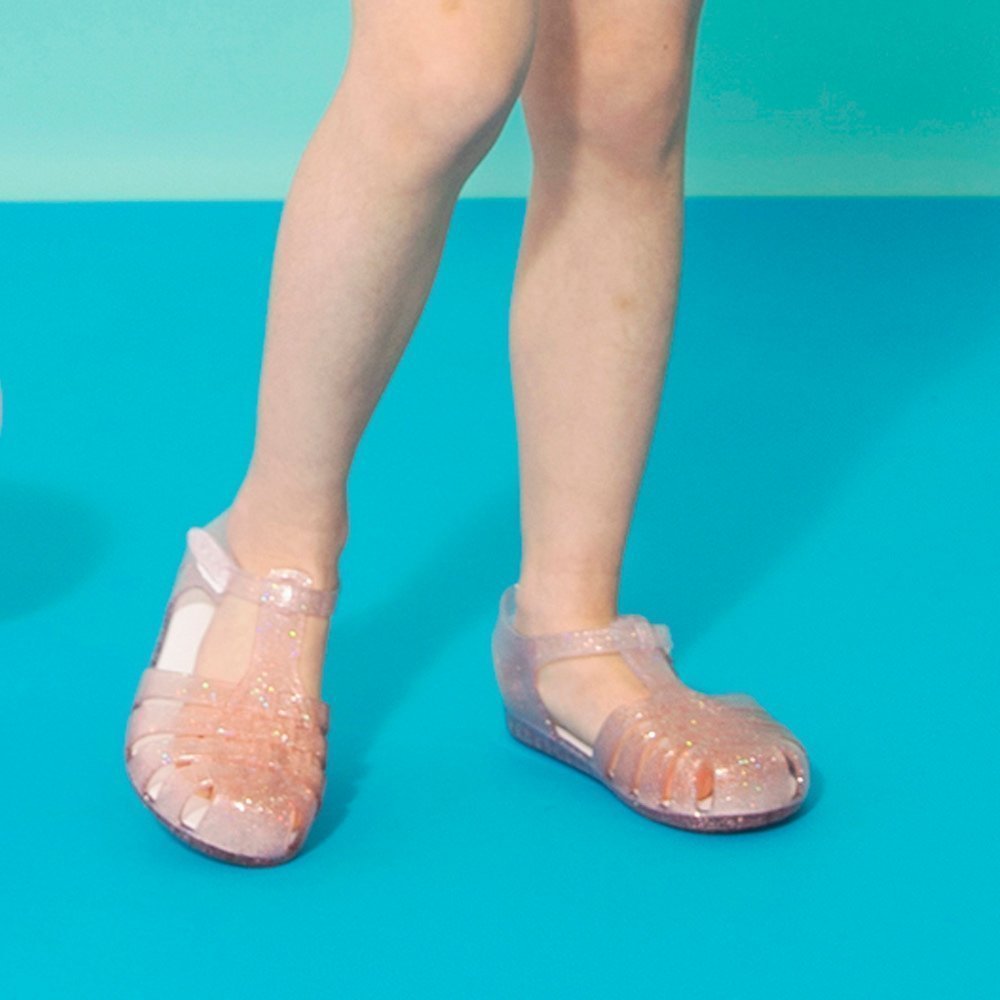 【ブランシェス/branshes / KIDS】のキラキラクリアサンダル インテリア・キッズ・メンズ・レディースファッション・服の通販 founy(ファウニー) 　ファッション　Fashion　キッズファッション　Fashion for Kids　グラデーション　Gradient, Ombre　サンダル　Sandals, Summer Shoes　メッシュ　Mesh, Net Fabric　ラップ　Wrap, Wrap Design　イエロー|ID: prp329100004983746 ipo3291000000037333928