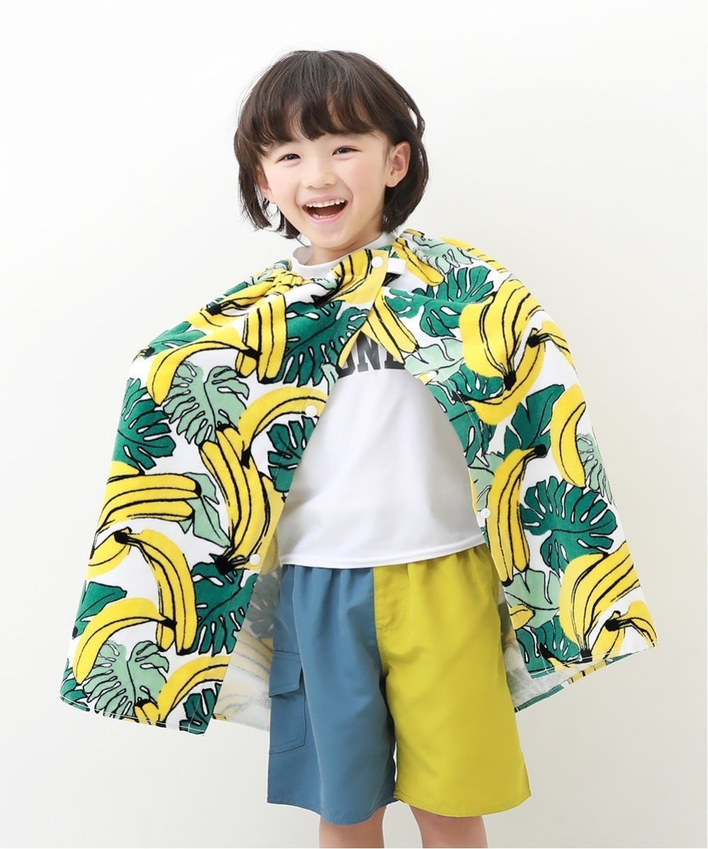 【デビロック/devirock / KIDS】のラップタオル 60cm 子供服 キッズ 男の子 女の子 タオル ラップタオル 26SS インテリア・キッズ・メンズ・レディースファッション・服の通販 founy(ファウニー) 　ファッション　Fashion　キッズファッション　Fashion for Kids　吸水　Absorbent, Quick-Dry　タオル　Towel, Bath Towel　ラップ　Wrap, Wrap Design　2026年　2026　2026春夏・S/S　Spring/Summer 2026 SS26　004-バナナ-ホワイト|ID: prp329100004983748 ipo3291000000037333950
