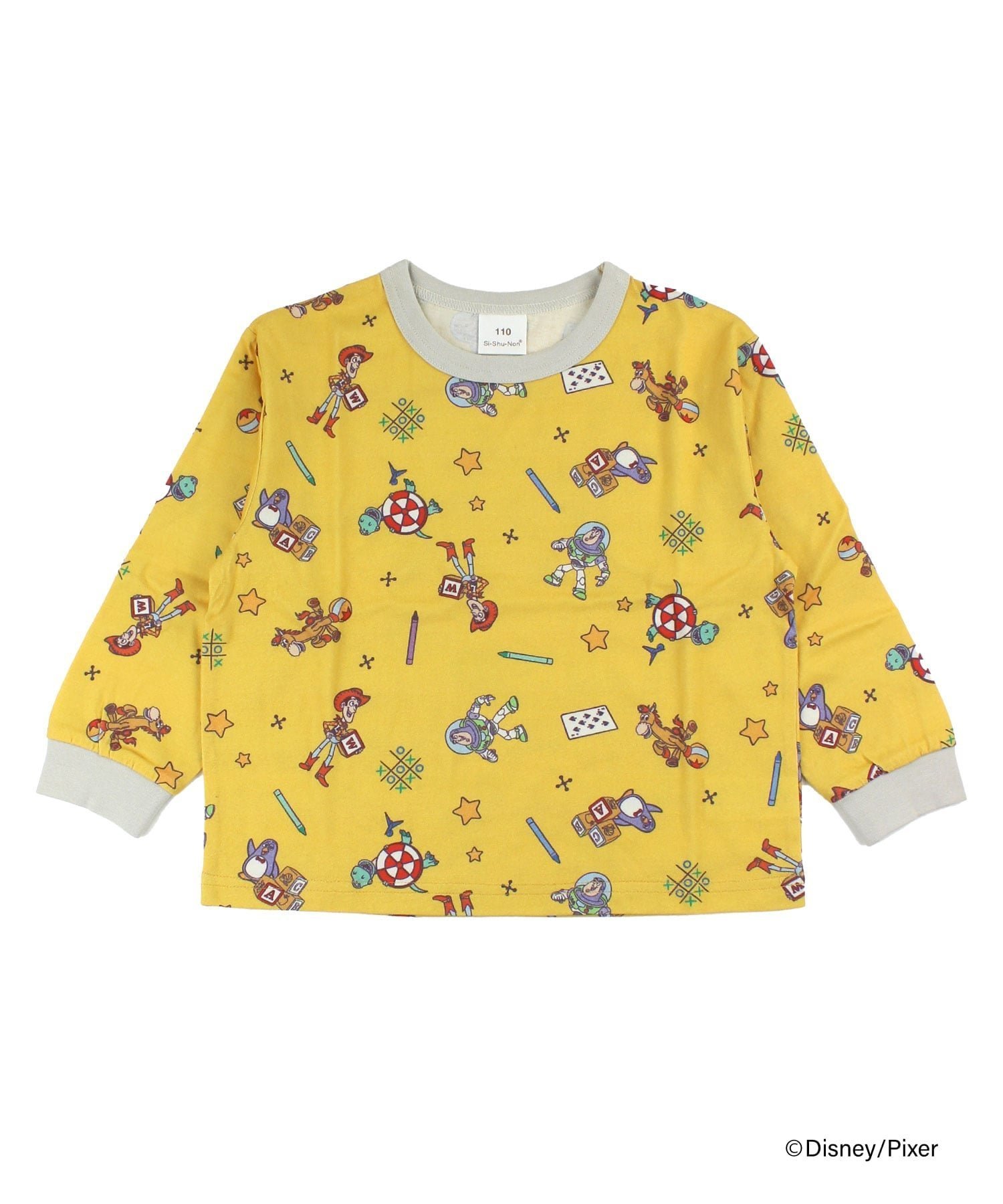 【シ シュ ノン/Si Shu Non / KIDS】のトイストーリー/ソウガラロンT インテリア・キッズ・メンズ・レディースファッション・服の通販 founy(ファウニー) 　ファッション　Fashion　キッズファッション　Fashion for Kids　キャラクター　Character, Licensed Characters　イエロー|ID: prp329100004983750 ipo3291000000037333971