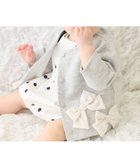 【ナルミヤ オンライン/NARUMIYA ONELINE / KIDS】の【リンク】リボンカーディガン 大人の最旬トレンドファッション＆コーディネート founy(ファウニー) ファッション Fashion キッズファッション Fashion for Kids カットソー Cut and Sewn Top カーディガン Cardigan, Knitwear ボトム Bottoms, Lower Wear ポケット Pocket, Pocket Detail リボン Ribbon, Bow thumbnail トップ グレー|ID: prp329100004983754 ipo3291000000037333988