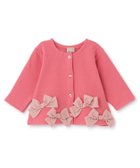 【ナルミヤ オンライン/NARUMIYA ONELINE / KIDS】の【リンク】リボンカーディガン 大人の最旬トレンドファッション＆コーディネート founy(ファウニー) ファッション Fashion キッズファッション Fashion for Kids カットソー Cut and Sewn Top カーディガン Cardigan, Knitwear ボトム Bottoms, Lower Wear ポケット Pocket, Pocket Detail リボン Ribbon, Bow thumbnail チェリー ピンク|ID: prp329100004983754 ipo3291000000037333989