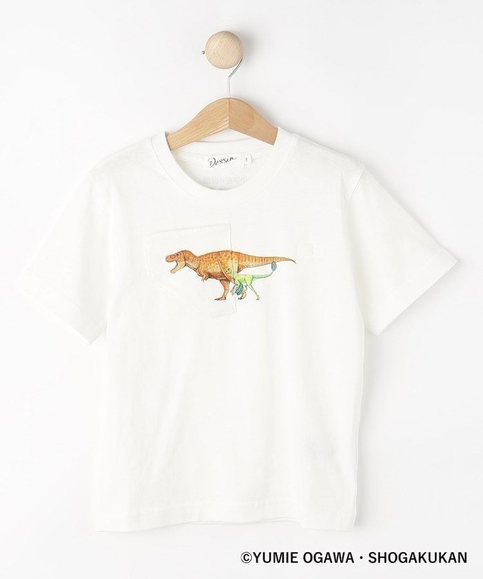 【デッサン/Dessin / KIDS】の【小学館の図鑑NEO コラボ】恐竜Tシャツ インテリア・キッズ・メンズ・レディースファッション・服の通販 founy(ファウニー) https://founy.com/ ファッション Fashion キッズファッション Fashion for Kids おすすめ Recommended / Our Picks コラボ Collaboration, Collab ショーツ Shorts, Short Pants シンプル Simple, Minimal スマート Smart, Elegant デニム Denim, Jeans Material |ID: prp329100004983755 ipo3291000000037333991