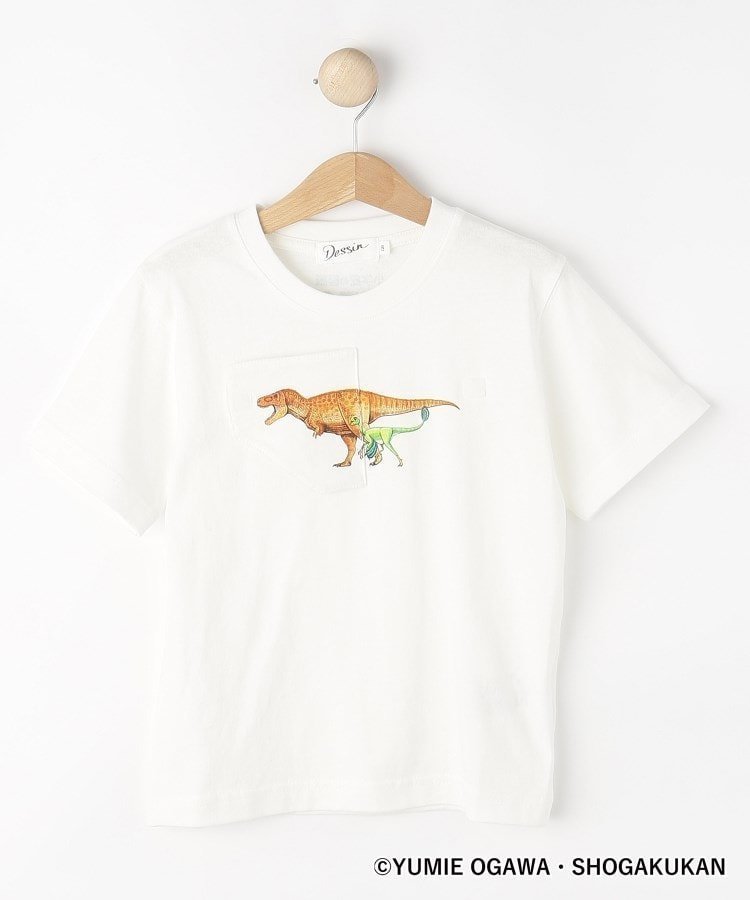 【デッサン/Dessin / KIDS】の【小学館の図鑑NEO コラボ】恐竜Tシャツ 大人の最旬トレンドファッション＆コーディネート founy(ファウニー) 　ファッション　Fashion　キッズファッション　Fashion for Kids　おすすめ　Recommended / Our Picks　コラボ　Collaboration, Collab　ショーツ　Shorts, Short Pants　シンプル　Simple, Minimal　スマート　Smart, Elegant　デニム　Denim, Jeans Material　 other-1|ID: prp329100004983755 ipo3291000000037333991